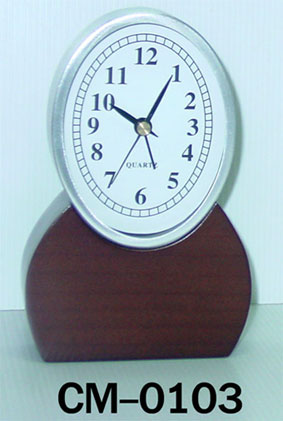 CM-0103 นาฬิกาปลุกไม้