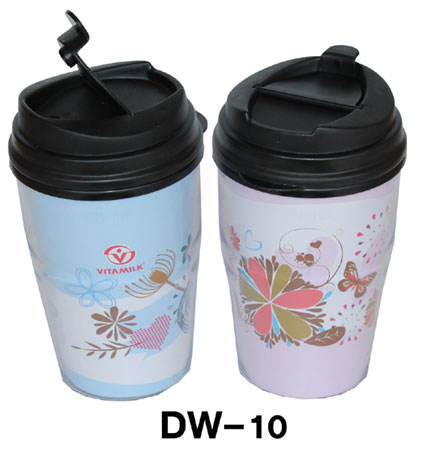 DW-10 แก้วพลาสติก 2 ชั้น