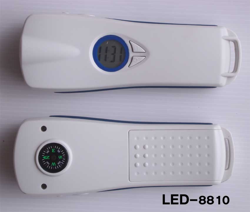 LED8810 ไฟฉายนาฬิกาเข็มทิศ