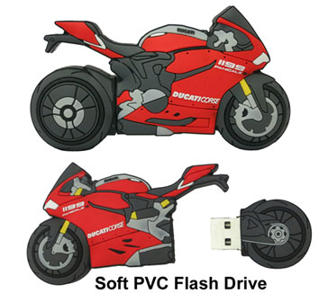 แฟลตไดร์ทยาง Soft PVC Flash Drive