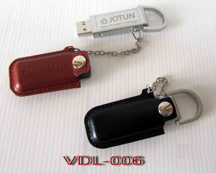 แฟลตไดร์ทหนัง VDL-006(Leather Flash Drive)