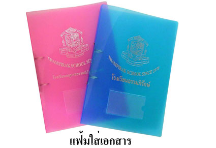 แฟ้มใส่เอกสาร plastic file holder