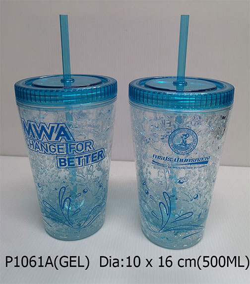 แก้วเกล็ดหิมะพร้อมหลอดP1061A(GEL)